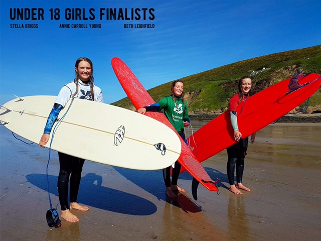 Under 18 Girls Finalists